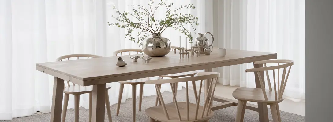 brooklyn dining table ww carmen chair