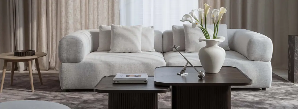 Falkner sofa Sullivan coffee table.
