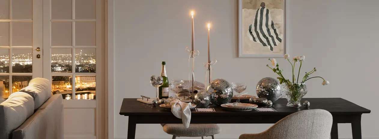 Hero new years eve drake chair Tyler dining table.