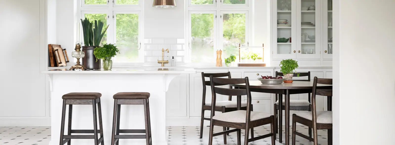 livermore kerwin fairmount brown beige dining table.