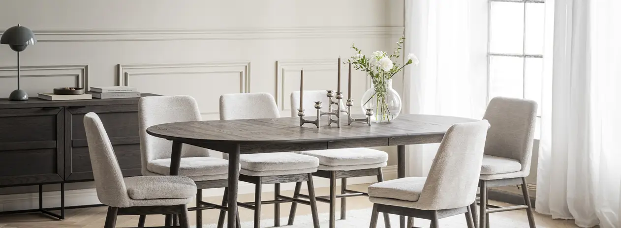 Tyler dining table amesbury beige chair.