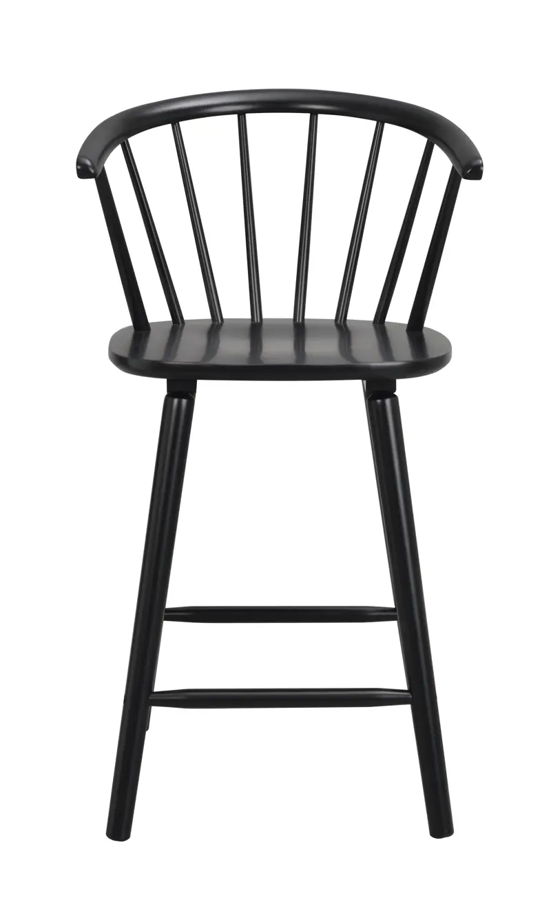 Carmen barstol svartlack a.