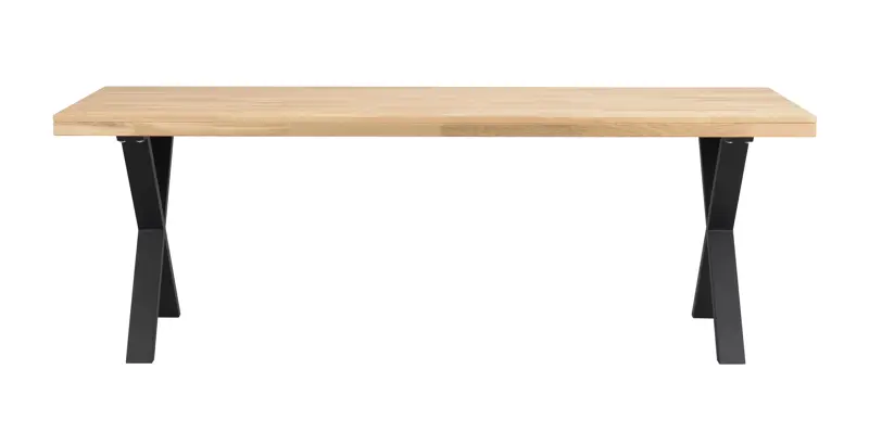 Brooklyn matbord  ek/X-ben svart met a.