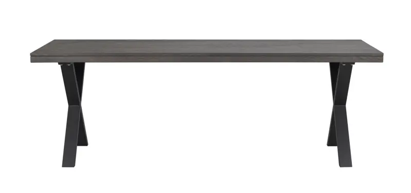 Brooklyn matbord  m.brun ek/X-ben svart met a.