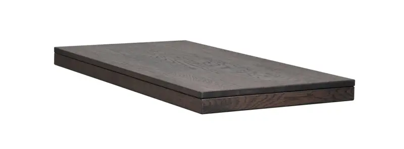 Brooklyn tilläggsskiva  mörkbrun ek a.