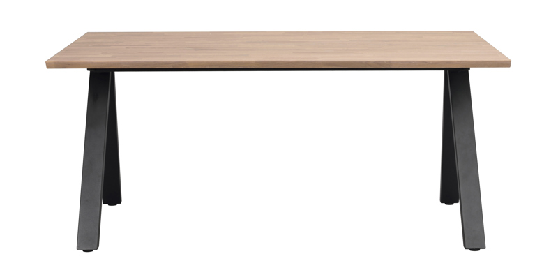 Carradale matbord 170 ek/V-ben svart metall A.