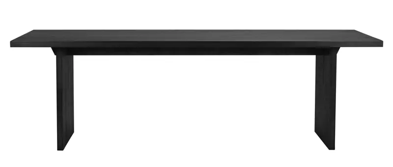 Emmett matbord 240 svart ask a.