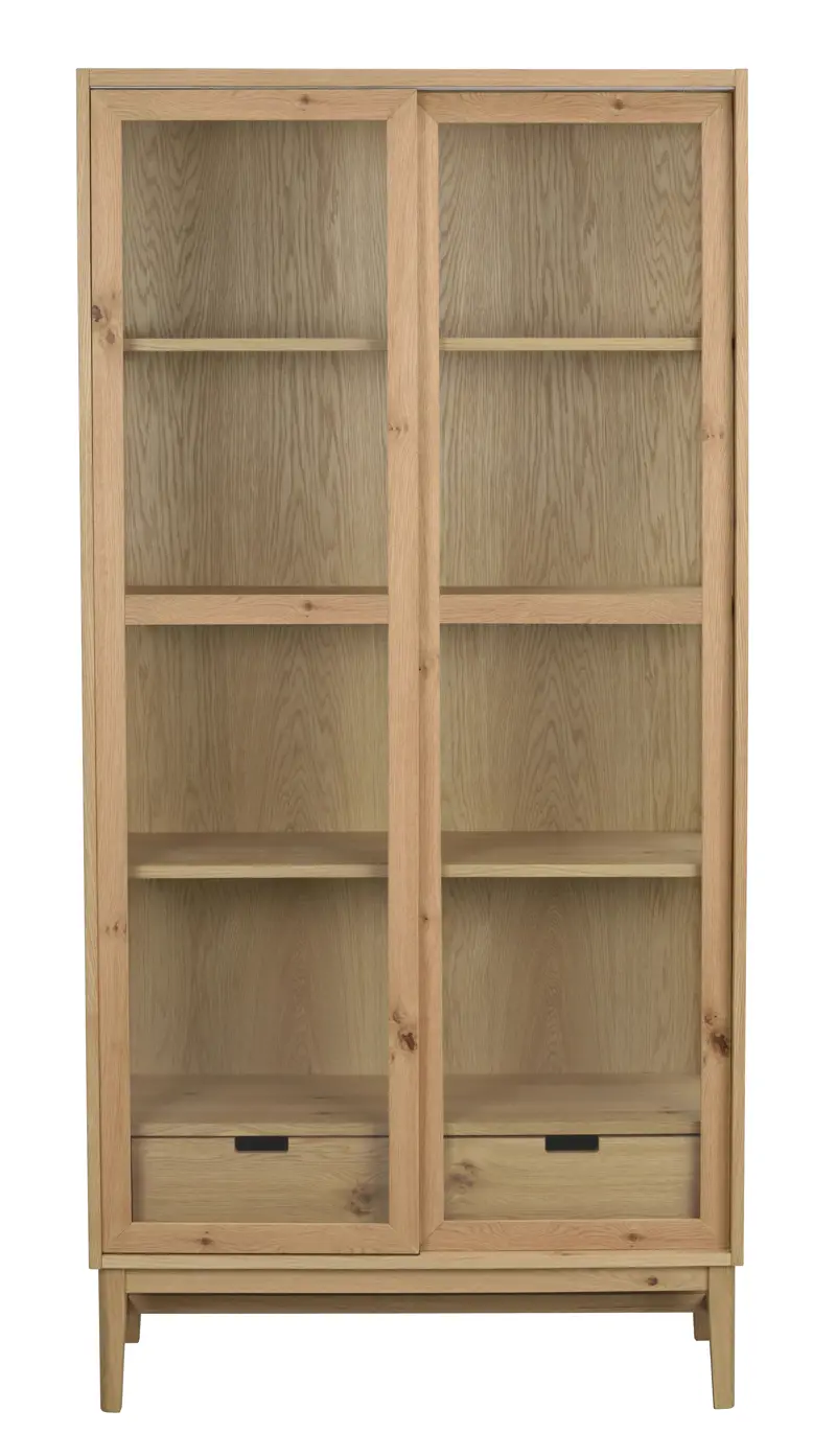 Hazelton vitrinskåp 2D 2L ek a.