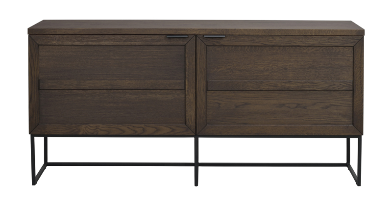 Everett sideboard 160 brun ek/svart a