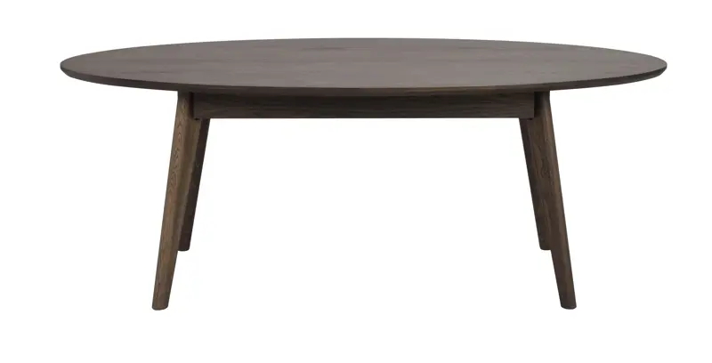 Yumi soffbord ovalt  brun ek a.