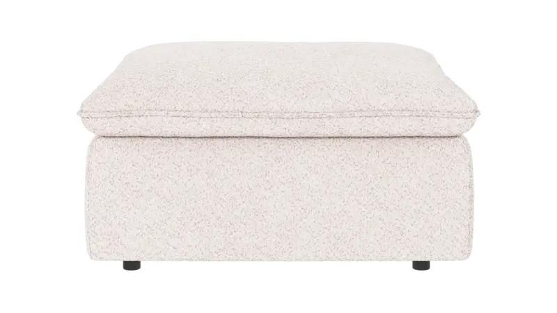 122739 b sb A Rawlins foot stool white fabric Anna #1 (c3).