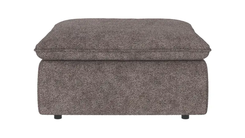 122749 b sb A Rawlins foot stool dark grey fabric Anna #18 (c3).