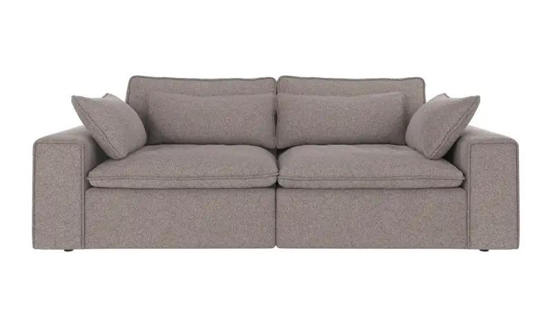 122860 b sb A Rawlins sofa 3-seater grey-beige fabric Brenda #7 (c1).