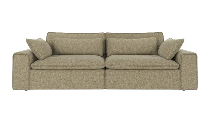 122686 b sb A Rawlins sofa 3-seater Maxi green fabric Max #55 (c2).