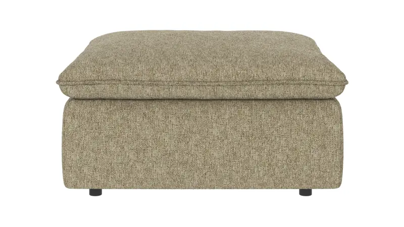 122687 b sb A Rawlins foot stool green fabric Max #55 (c2).