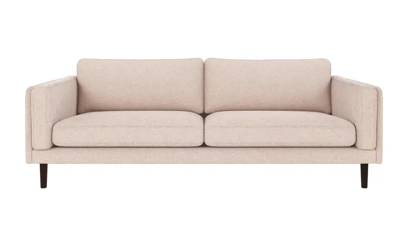 123793 b sb A Braden sofa 3-seater light beige fabric Max #01 (c2) brown oak legs.