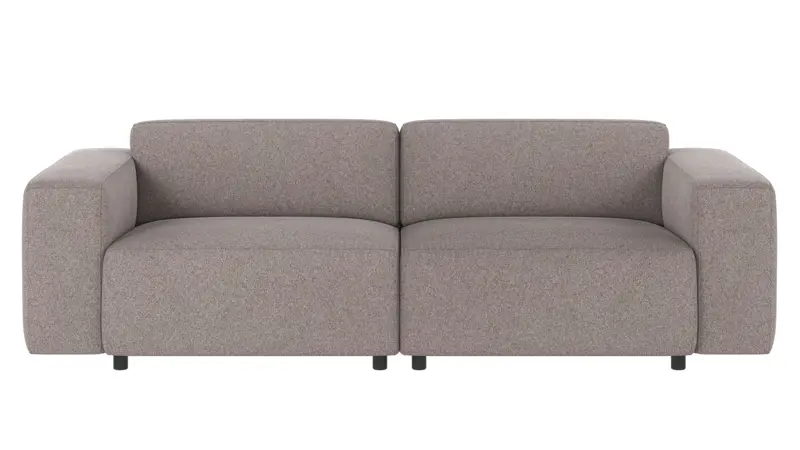 121440 b sb A Willard sofa 3-seater grey-beige fabric Brenda #7 (c1).