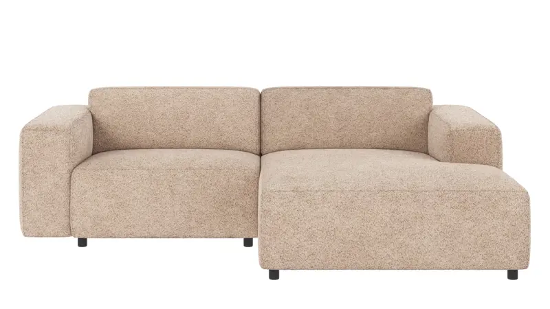 121892 b sb A Willard sofa 3-seater-chaise longue R light beige fabric Anna #2 (c3).