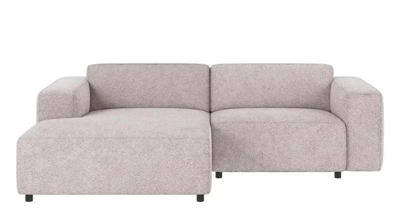 121924 b sb A Willard sofa 3-seater-chaise longue L light grey fabric Anna #15 (c3).