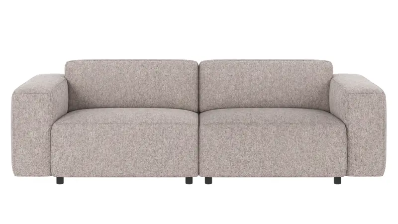 121580 b sb A Willard sofa 3-seater grey fabric Max #180 (c2).