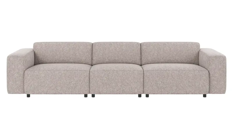 121581 b sb A Willard sofa 4-seater grey fabric Max #180 (c2).