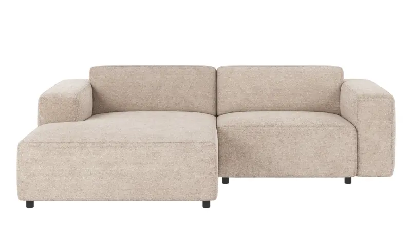121594 b sb A Willard sofa 3-seater-chaise longue L light grey fabric Robin #1 (c3).