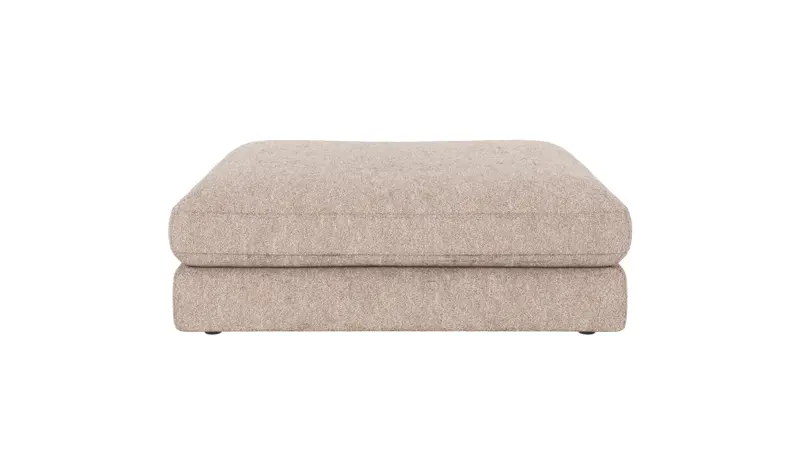 122350 b sb A Duncan foot stool light beige fabric Alice #01 (c4).