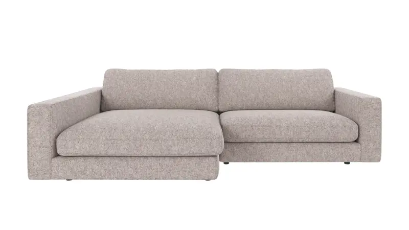 122298 b sb A Duncan sofa 3-seater-chaise longue L grey fabric Max #180 (c2).