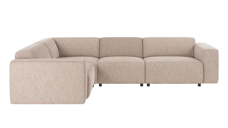 121338 b sb A Willard corner sofa 2+3-seater light beige fabric Alice #01 (c4).