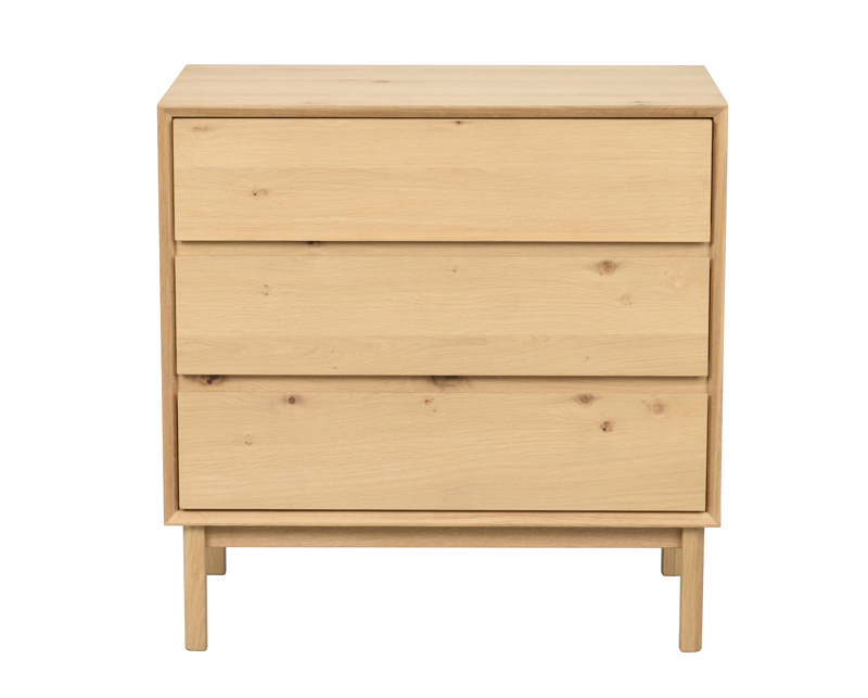 121192 b sb a Mackay chest of drawers  3D oak.