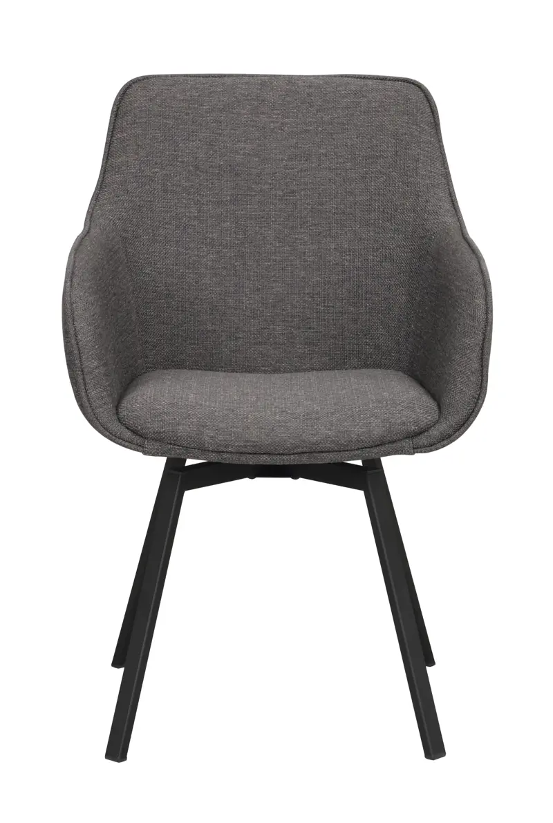 118079 b sb a Alison armchair grey black.