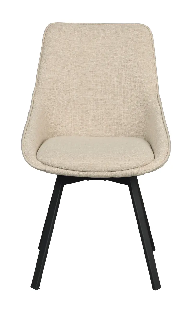 117859 b sb a Alison swivelchair light beige black.