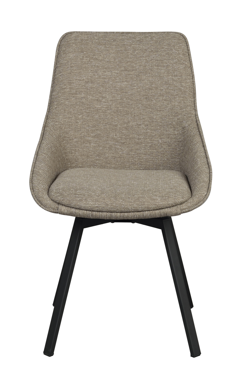 117863 b sb a Alison swivelchair dark beige black.