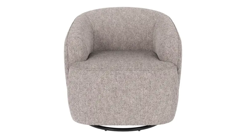 125449 b sb A Dermot lounge chair swivel+swing grey fabric Max #180 (c2).