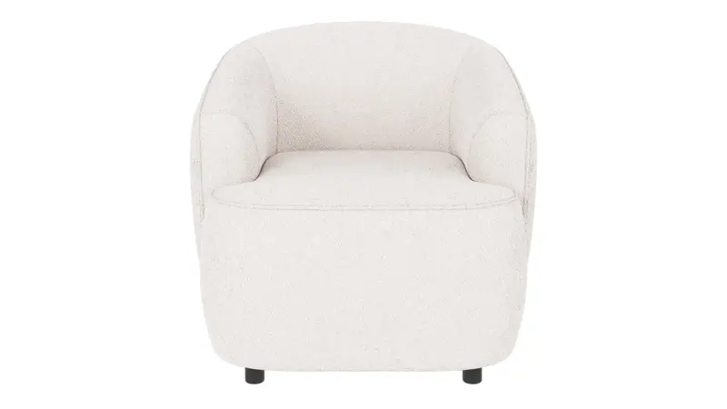 125498 b sb A Dermot lounge chair white fabric Alice #101 (c4).