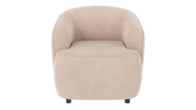 125470 b sb A Dermot lounge chair light beige fabric Rita #1 (c2).