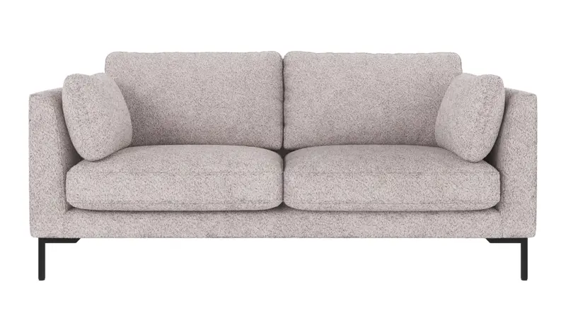 129571 b sb A Corwin sofa 2,5-seater light grey fabric Anna #15 (c3).