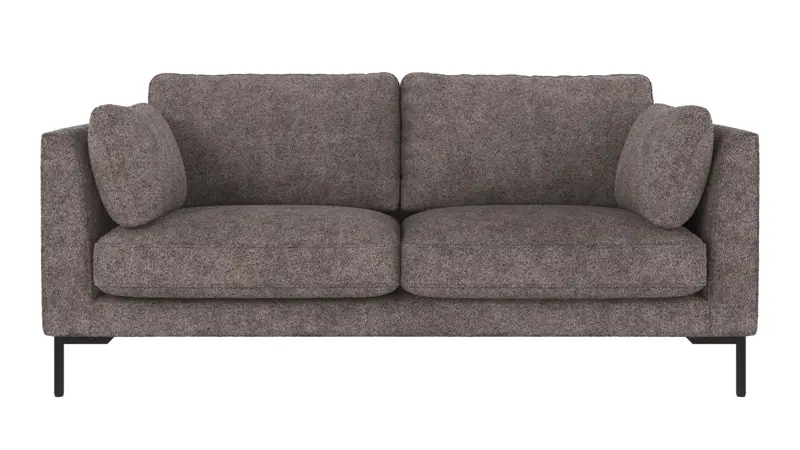 129581 b sb A Corwin sofa 2,5-seater dark grey fabric Anna #18 (c3).