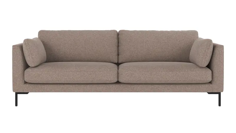 129240 b sb A Corwin sofa 3-seater beige fabric Brenda #34 (c1).