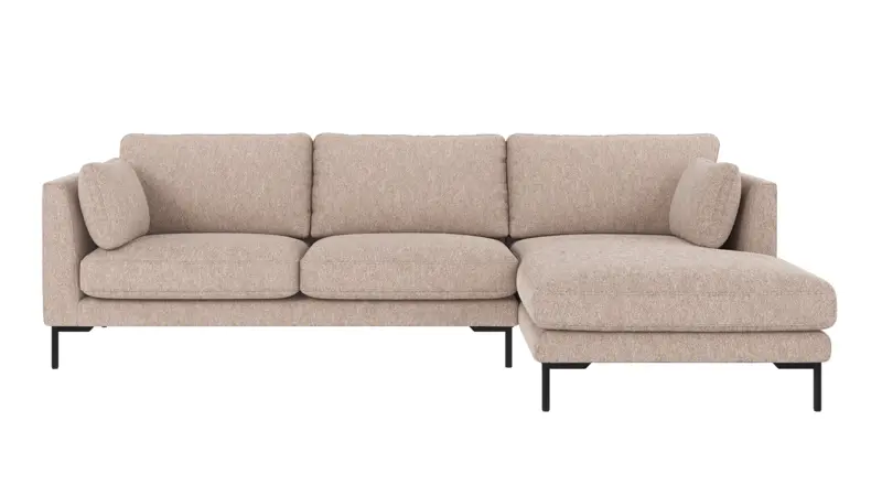 129593 b sb A Corwin sofa 3,5-seater-chaise longue R light beige fabric Alice #01 (c4).