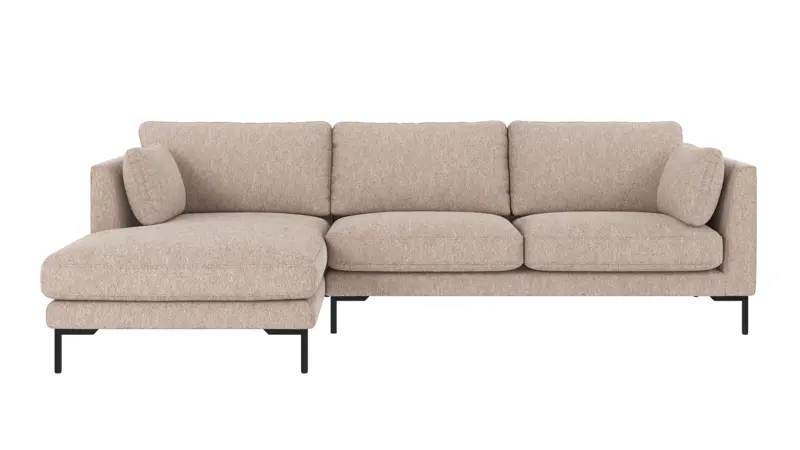129595 b sb A Corwin sofa 3,5-seater-chaise longue L light beige fabric Alice #01 (c4).