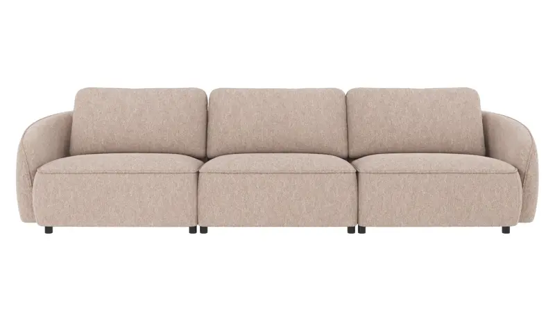 124941 b sb A Norris sofa 4-seater light grey fabric Alice #01 (c4).