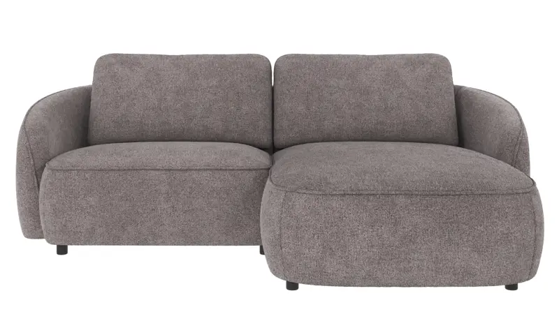124872 b sb A Norris sofa 3-seater-chaise longue R grey fabric Greg #18 (c2).