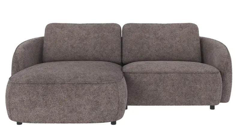 124624 b sb A Norris sofa 3-seater-chaise longue L dark grey fabric Anna #18 (c3).