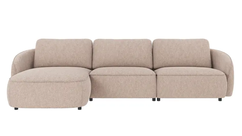 124945 b sb A Norris sofa 4-seater-chaise longue L light grey fabric Alice #01 (c4).