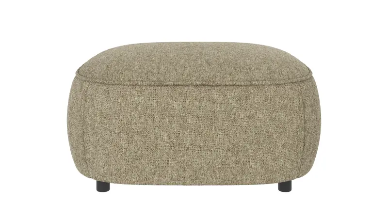 124756 b sb A Norris footstool green fabric Max #55 (c2).