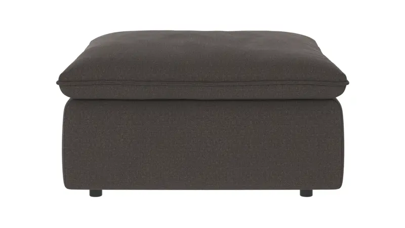 122753 b sb A Rawlins foot stool dark grey fabric Rita #68 (c2).