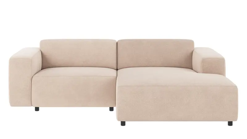 121942 b sb A Willard sofa 3-seater-chaise longue R light beige fabric Rita #1 (c2).