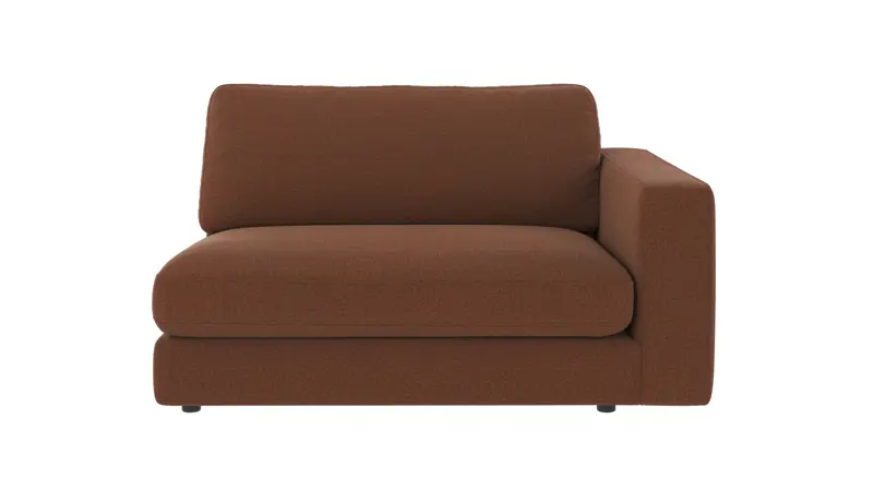 126209 b sb A Duncan 1,5 seater R red fabric Rita #96 (c2).