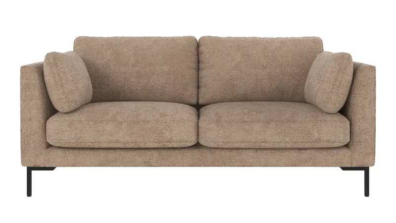 129491 b sb A Corwin sofa 2,5-seater grey-beige fabric Robin #109 (c3).